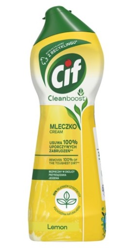 CIF CREAM mleczko z mikrokryształkami LEMON 300g