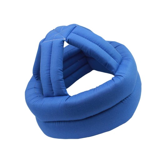 Soft Elder Head cap Elderly Youth Surgery Recovery Fall Protection Hat blue