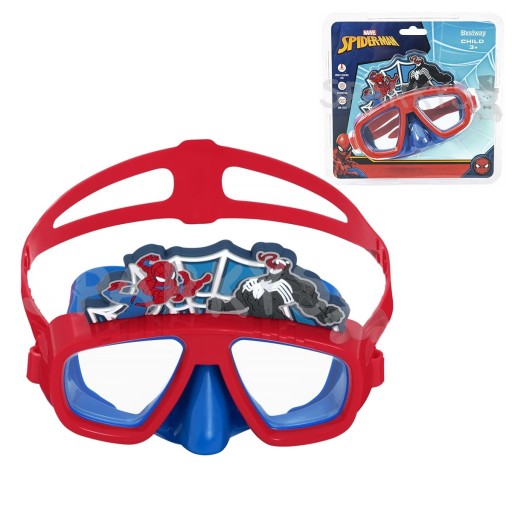Maska do nurkowania dla dzieci SPIDERMAN bez lateksu Ochrona UV Bestway