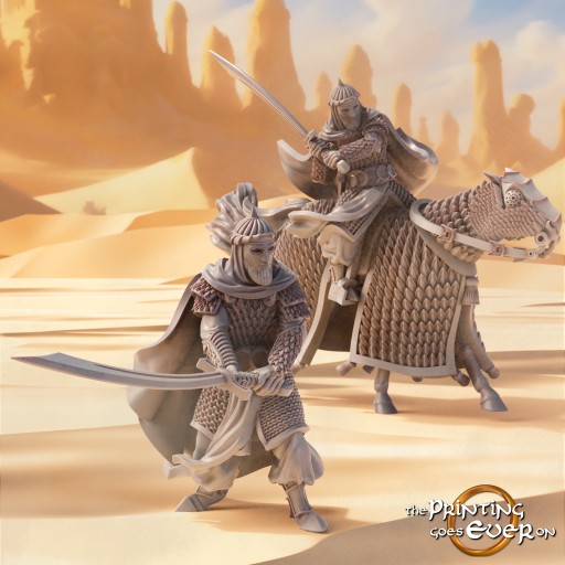 Arash, Emir of Scimitars On Foot and Mounted x2 Th