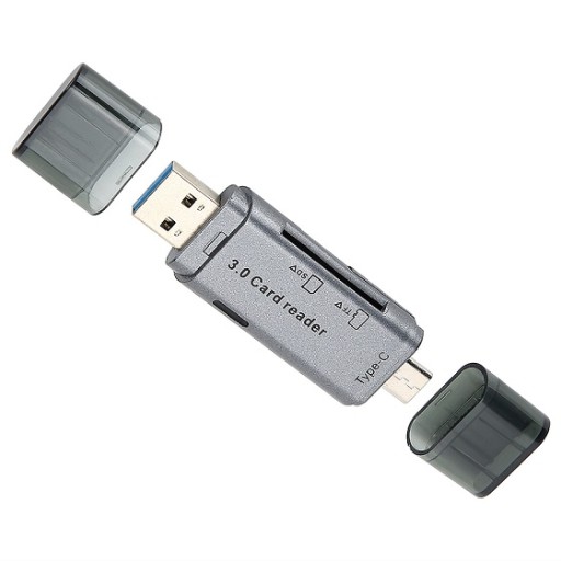 Czytnik kart pamięci TF SD Type C USB 3.0 OTG