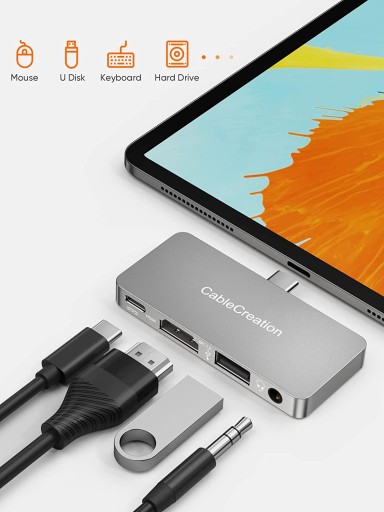 Adapter USB C Hub do iPada Mini