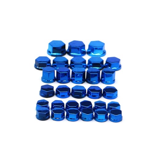 30Pc Motorcycle Modification Accessories Motorcycle Screw Nut Bolt C~17256