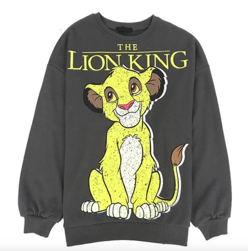 BLUZA DAMSKA WZÓR LION KING DISNEY KRÓL LEW SIMBA