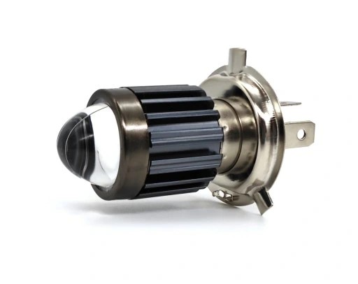 H4 laser LED żarówka 9V-85V 8000lm 6000K soczewka motocykl quad z radiator