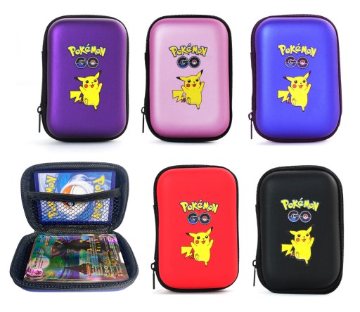 ETUI NA KARTY POKEMON + GRATIS 10 KARTY POKEMON ALBUM PIÓRNIK PUDEŁKO
