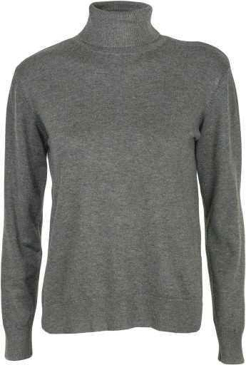 Dorothy Perkins Klasyczny Gładki Kobiecy Grafitowy Sweter Damski Golf M 38