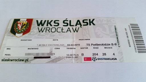 ŚLĄSK Wrocław - PODBESKIDZIE B.Biała 04.04.2015