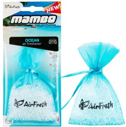 ZAPACH SAMOCHODOWY ZAWIESZKA AIRFRESH MAMBO OCEAN WORECZEK