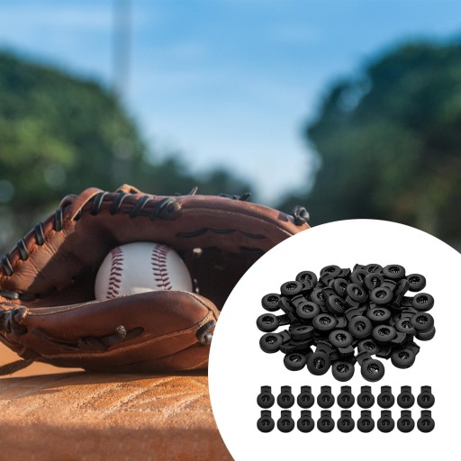 48 trwałych zamków do rękawic baseballowych, które przełączają blokady linowe ze sznurkiem