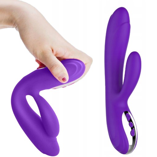 SEX WIBRATOR MASAŻER ŁECHTACZKI KRÓLICZEK DAMSKI KOBIET Podgrzewany MOCNY