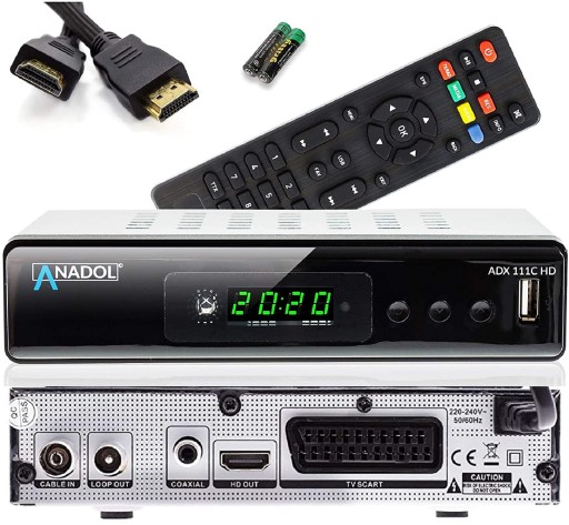 TUNER ANADOL ADX 111C FULL HD Z AAC-LC H.256 HEVC
