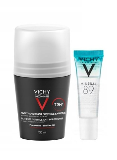 VICHY Homme DEO antyperspirant 50ml 72h ochrony Roll On dla Mężczyzn 50ml
