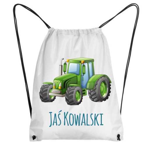 WOREK PLECAK do przedszkola szkoły + IMIĘ wzory