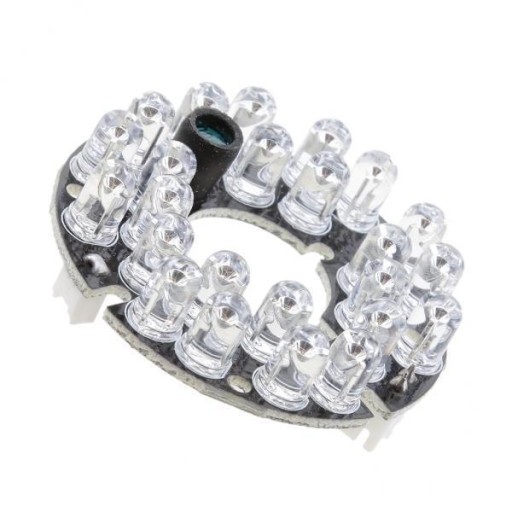 4x wysokiej jakości lampa oświetlająca IR z 24 diodami LED