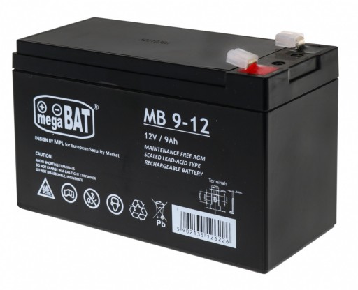 bateria AGM 12V/9Ah AKUMULATOR do auta dla dzieci