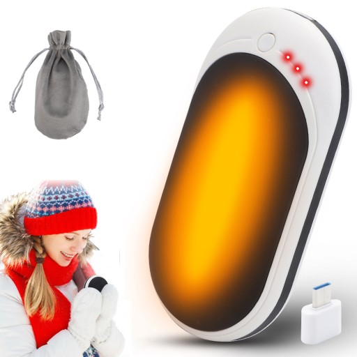 Ogrzewacz Do Rąk 55°c + Powerbank 5200mAh+USB