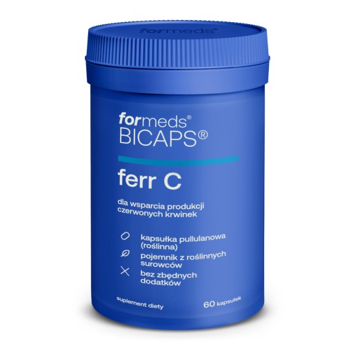 ForMeds BICAPS ŻELAZO z witaminą C F-FERR C 60 kap