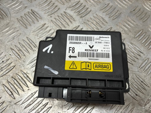 RENAULT SCENIC III MODUŁ SENSOR AIRBAG PODUSZEK POWIETRZNYCH 285589605R