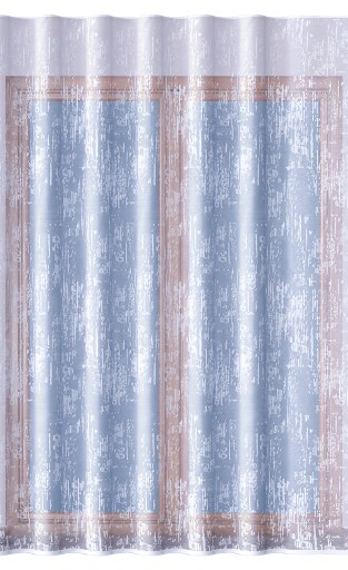 Firana firany szkło połysk 300x150 z tasma firany