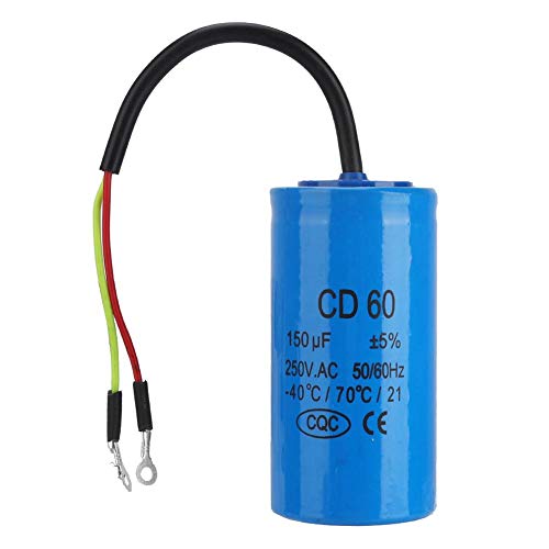 Laufender Kondensator Cd60 mit Blei 250v Wechselstrom 150uF 50 / 60hz