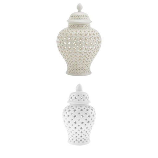 2x ceramiczny wazon na słoik imbiru do domowego salonu