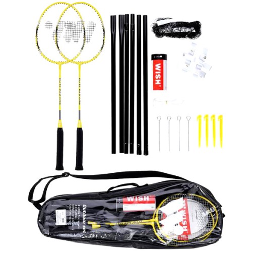 ZESTAW DO SIATKÓWKA BADMINTON TENIS SIATKA +SŁUPKI