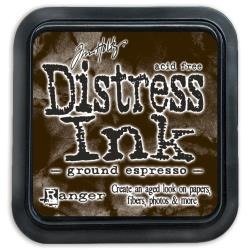 TUSZ DISTRESS Ink Pad - Ranger - Tim Holtz - Ground Espresso