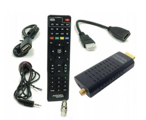Dekoder DVB-T2 H.265 HEVC Tuner Ferguson Ariva T30mini NOWY cyfrowy sygnał