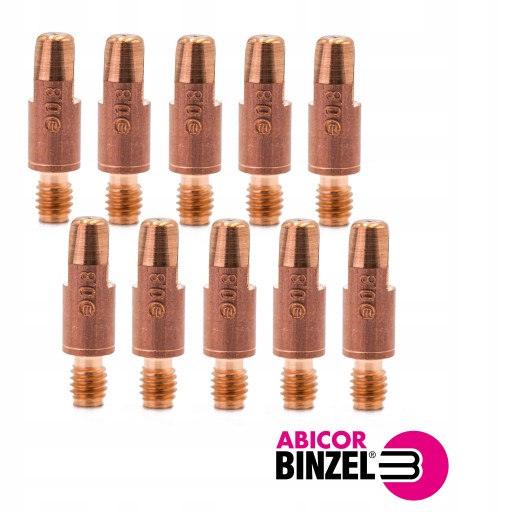 KOŃCÓWKA PRĄDOWA BINZEL M6/0.8mm CuCrZr 140.0054