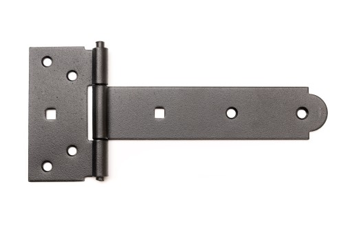 Zawias altanowy pasowy do drzwi bram CZARNY 150mm