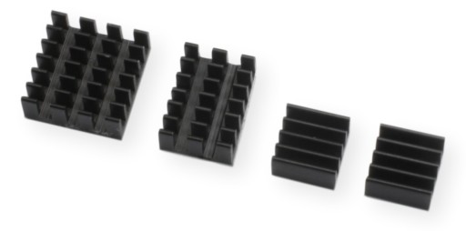 Zestaw 4 radiatorów dedykowany do Raspberry Pi 4B