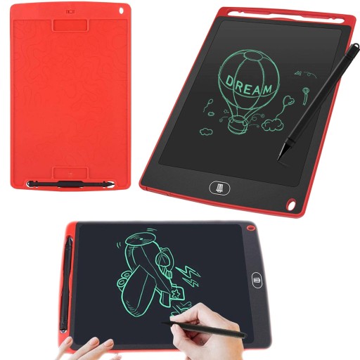 DUŻY TABLET DLA DZIECI DO RYSOWANIA MAGICZNA TABLICA ZNIKOPIS 10 CALI 10''