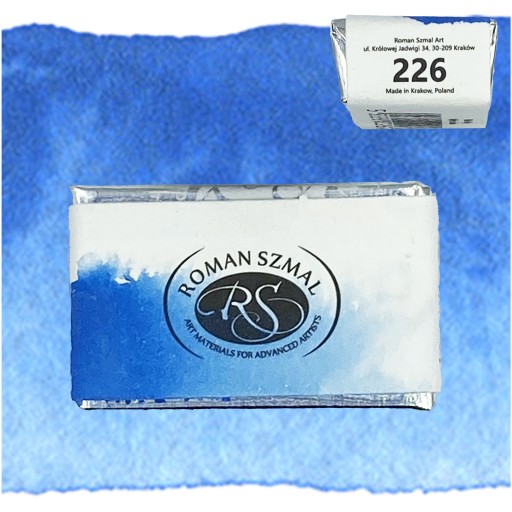 Akwarela w kostce AQUARIUS Roman Szmal farba artystyczna wodna Blue Sky 226