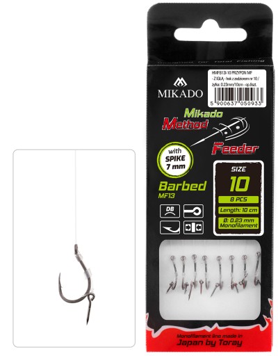 PRZYPON MIKADO METHOD FEEDER Z IGŁĄ hak nr6/ 0.25