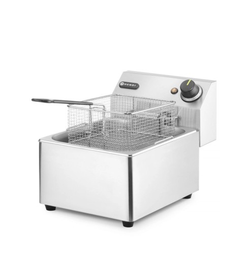 FRYTOWNICA 6L KITCHEN LINE 3300 W 269x430x300 mm HENDI ZE STALI Z KOSZYKIEM