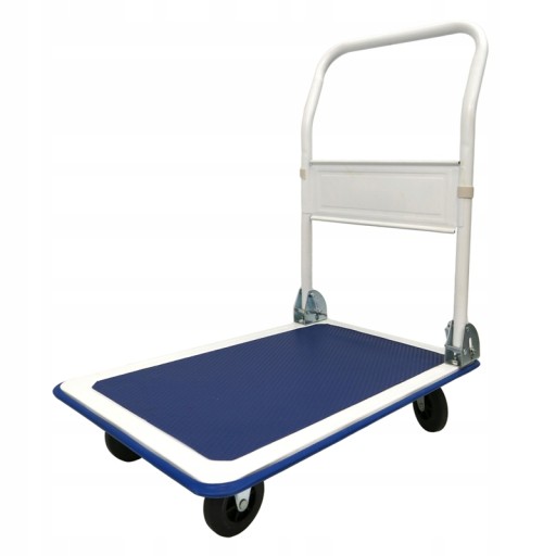 WÓZEK MAGAZYNOWY PLATFORMOWY TRANSPORTOWY SKŁADANY TOWAROWY 300 KG