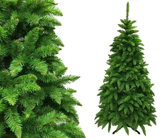 CHOINKA SZTUCZNA ŚWIERK NATURALNY PREMIUM GĘSTA 220cm