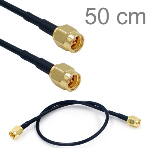 Kabel SMA-M/SMA-M 50cm RG-174 SDR TinySA NanoVNA