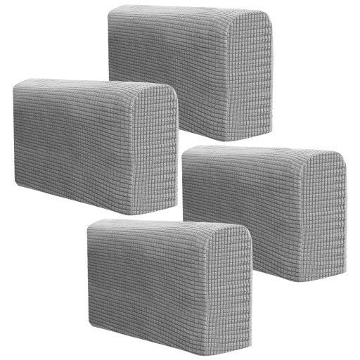 POKROWIEC NA SOFĘ JASNOSZARY 54,00X17,00X10,00CM 2 PARY