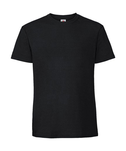 KOSZULKA FRUIT OF THE LOOM GRUBA Black M