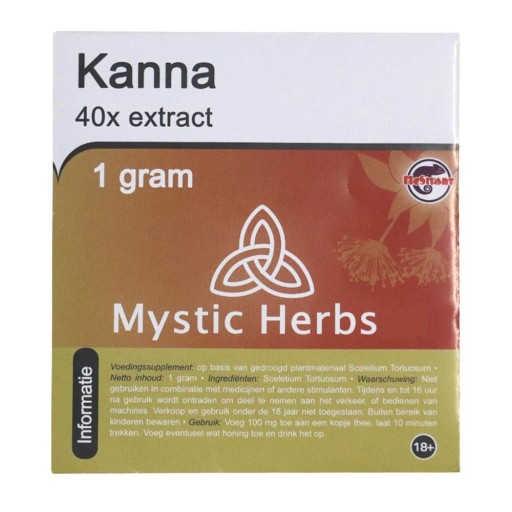 Sceletium Tortuosum – Kanna 40x ekstrakt 1 gram