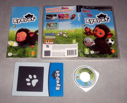 EYEPET PSP PO POLSKU PL na kamerkę usb jak NOWA jak POKEMON