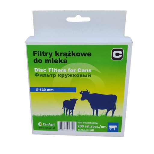 Filtry Filtr krążkowe Ø 120 mm opakowanie 200szt