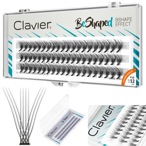 RZĘSY CLAVIER BESHAPED 12MM