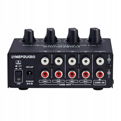 1 rozdzielacz sygnału stereo Przełącznik audio