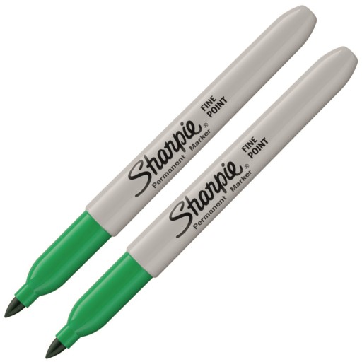 Marker zielony SHARPIE FINE POINT permanentny