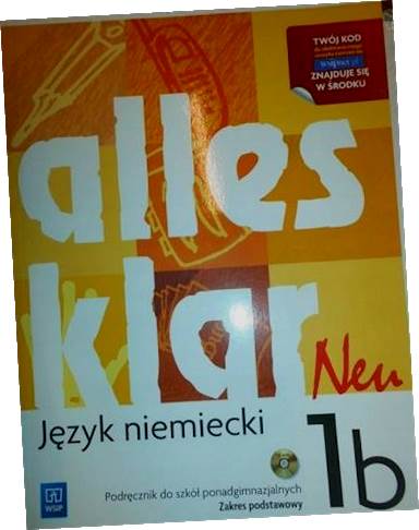 Alles klar neu 1b podrecznik+cd - Łuniewska