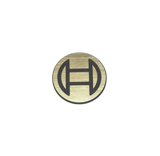 Naklejka Emblemat BOSCH złota 20mm
