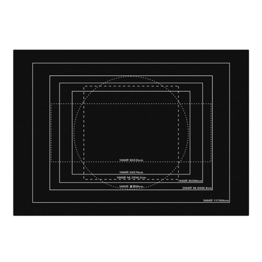 3000 sztuk Puzzle Jigsaw Roll Up Mat Gra Dywan na podłogę Deska Tube 3000 Black